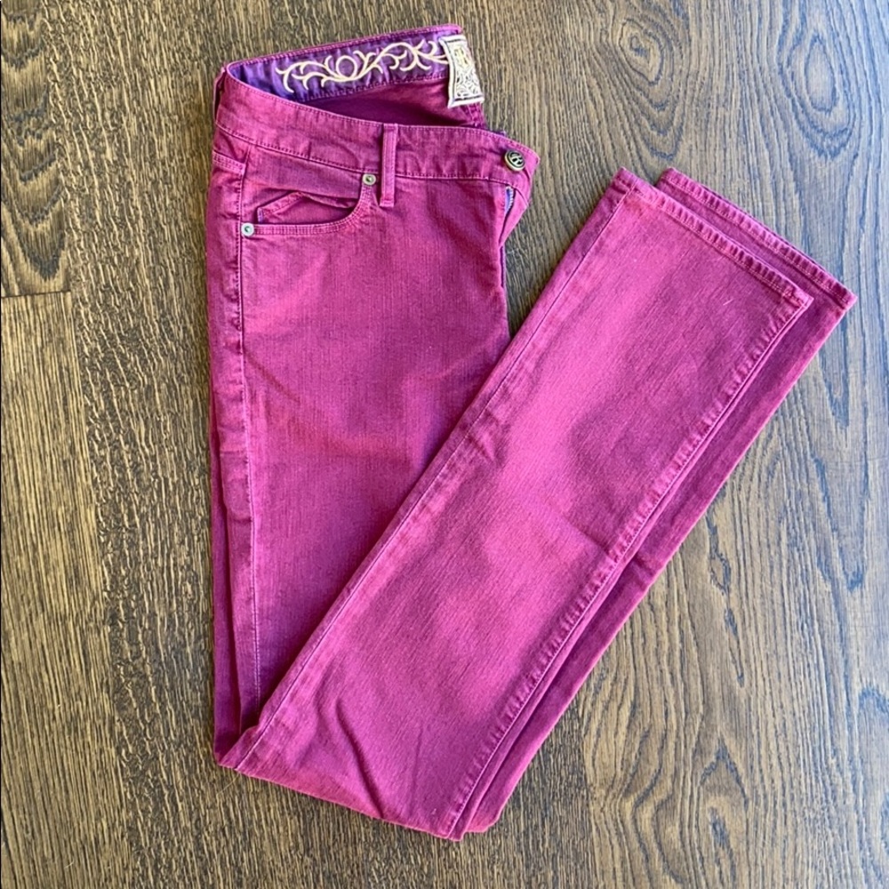 Rich & Skinny Burgundy Jeans